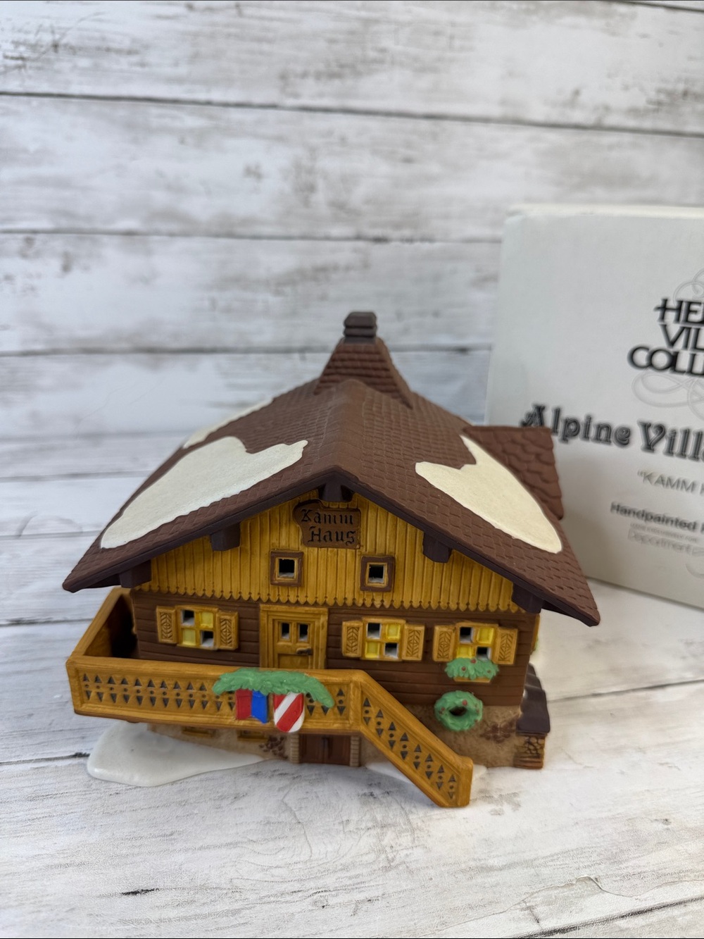 Department 56 Alpine Heritage Village Kamm Haus #56171